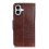 Nappa Texture Leather CaseBrownFor iPhone 17 3