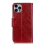 Nappa Texture Leather CaseRedFor iPhone 15 Pro Max 3