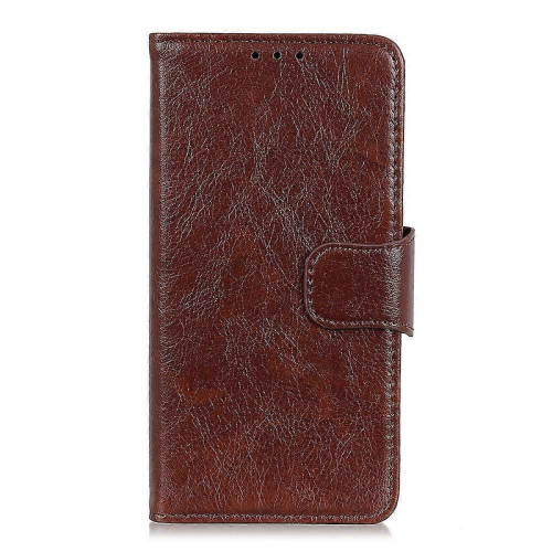 Nappa Texture Leather CaseBrownFor iPhone 17 1