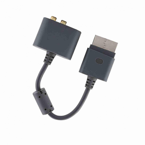 RCA Optical Audio Adapter Cable for Xbox 360 Gray 30cm