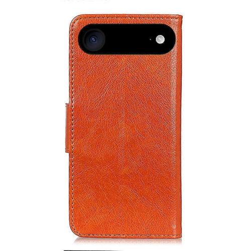 Nappa Texture Leather CaseOrangeFor iPhone 17 Air 2