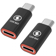 Lot of 2 Adapters for iPhone 16 / iPhone 16 PLUS / iPhone 16 PRO / iPhone 16 PRO MAX - USB-C to Lightning Phonillico
