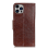 Nappa Texture Leather CaseBrownFor iPhone 16 Pro Max 3