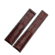 Tag Heuer Watch Bands in Genuine Leather Available in 19mm 20mm and 22mm Sizes with Black and Red Color Choices - JXbrown no buckle20mm