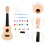 1 satz diy-ukulele-bausatz, handgefertigtes hölzernes set 3