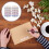 2Pcs Washi Tape Coil Sticky Notes Brown Durable Planner Stickers 6