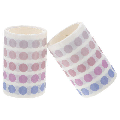 2Pcs Washi Tape Coil Sticky Notes Brown Durable Planner Stickers
