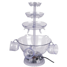 Champagne Fountain Machine, Three-Tier Electric Beverage Fountain, Red Wine Fountain For Weddings And Parties