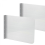 2x Stainless Steel Splash Guard Sink Splash Protector Wall Mount Guard forLarge 5