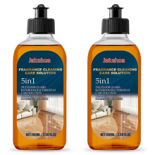5-in-1 Floor Cleaner & Stain Remover - Powerful Odor Elimination, Safe for Hardwood, Kitchen & Bathroom Surfaces - Fresh Fragrance2pcs