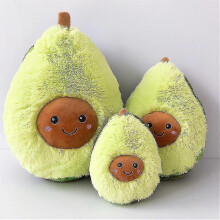(20CM) Dhrs Cute Avocado Plush Multiple Sizes Comcompatible Witht Food Pillow Toy Soft W