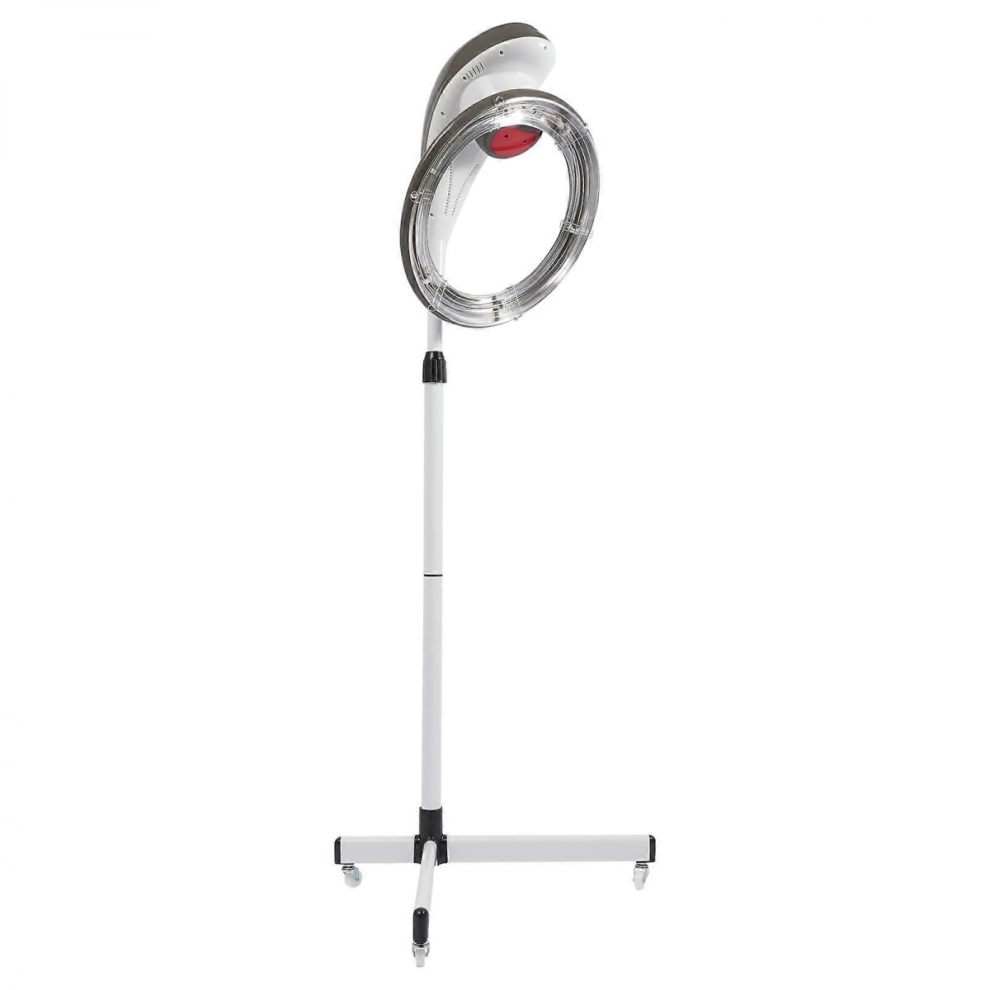 950W Free-Standing Rotating Hair Dryer Salon Perm Styling Hair Dryer Temperature& Time Adjustable Hair Processorblack