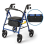 Durable Rollator Bag for Four Wheel Walker - Easy InstallationBlack 5