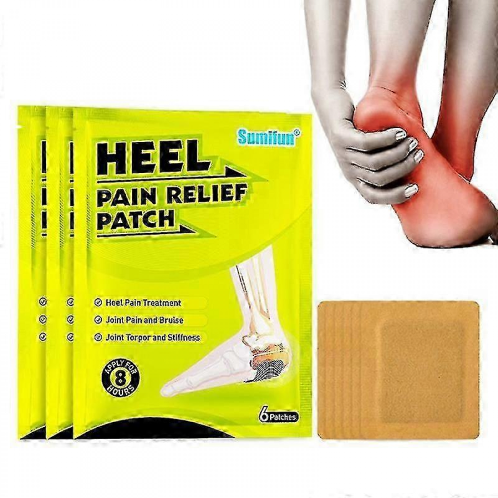 2025 6x Heel Spur Pain Relief Patch Plantar Fascia Plaster Rapid Metatarsal Fasciitis