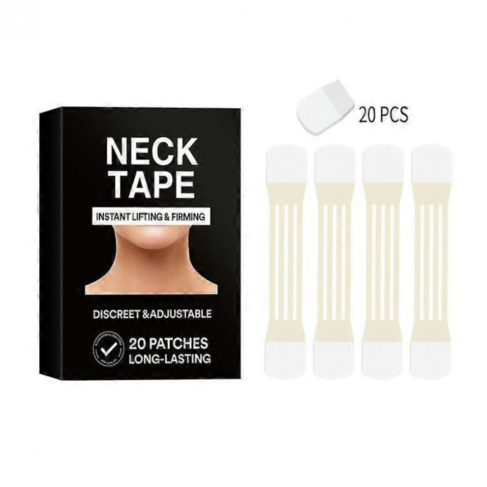 Instant Neck Tape, Neck Tape, Neck Instant Lifting & Firming Invisible tape, for Necks Face Jaw,Improve Neck Wrinkles, Invisible & Breathable1pc