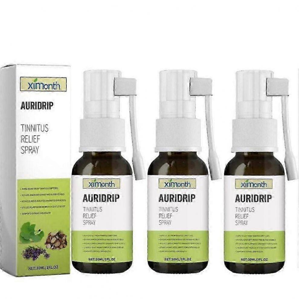 Tinnitus Relief Spray,Ear Tinnitus Sprays,Tinnitus Relief for Ringing Ears,Ear Drops for Tinnitus30ml3PCS