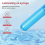 Lubricant Launcher, Lubricant Applicator with Smooth Round Tip, Reusable (2-Pack, Blue) 2