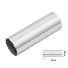 35mm 42mm 48mm 53mm Motorcycle Front Middle Pipe Catalyst Db Killer Moto Exhaust Muffler Silencer Acoustical Damper -QH35mm 100mm