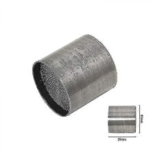 35mm 42mm 48mm 53mm Motorcycle Front Middle Pipe Catalyst Db Killer Moto Exhaust Muffler Silencer Acoustical Damper -QH53mm 50mm