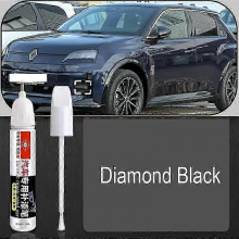 Compatible Car Paint Repair Pen for RENAULT 5 E-Tech 2025 2024 Paint Fixer Repair Touch-Up Pen Car Paint Care AccessoriesDiamond Black