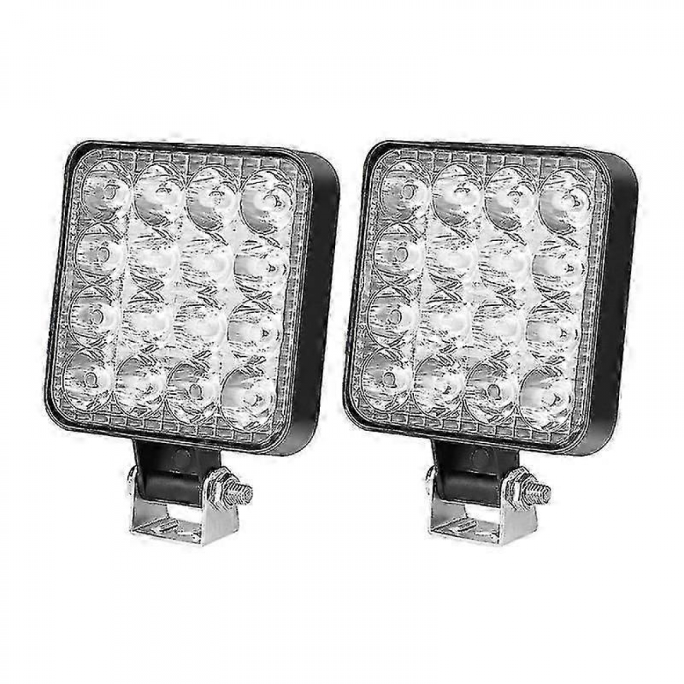 Work 48W Led Head Flood Spot Lamp Waterproof For Off-Road Truck Boat-2025White Light 7057162275961