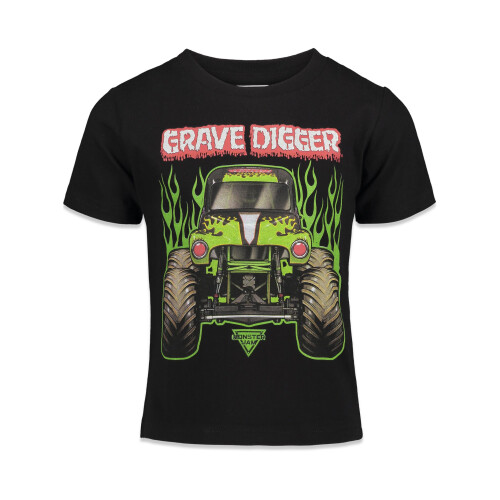 Monster Jam Monster Jam Μπλουζάκια για Αγόρια 3 Πακέτο Μαύρο/Κόκκινο/Γκρι 3T 2