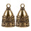 2 stuks mini koperen bel hanger voor DIY handwerken 4