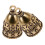 2 stuks mini koperen bel hanger voor DIY handwerken 11