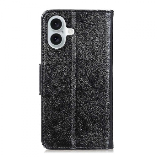 Nappa Texture Leather CaseBlackFor iPhone 17 2