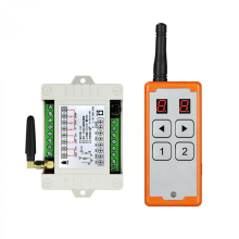 315Mhz/433Mhz Wireless Remote Control RF Remote for Motor Waterpump 12V-48V 4CH Universal Relay Receiver and Transmitter433mhz