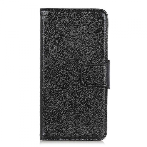Nappa Texture Leather CaseBlackFor iPhone 16e 1