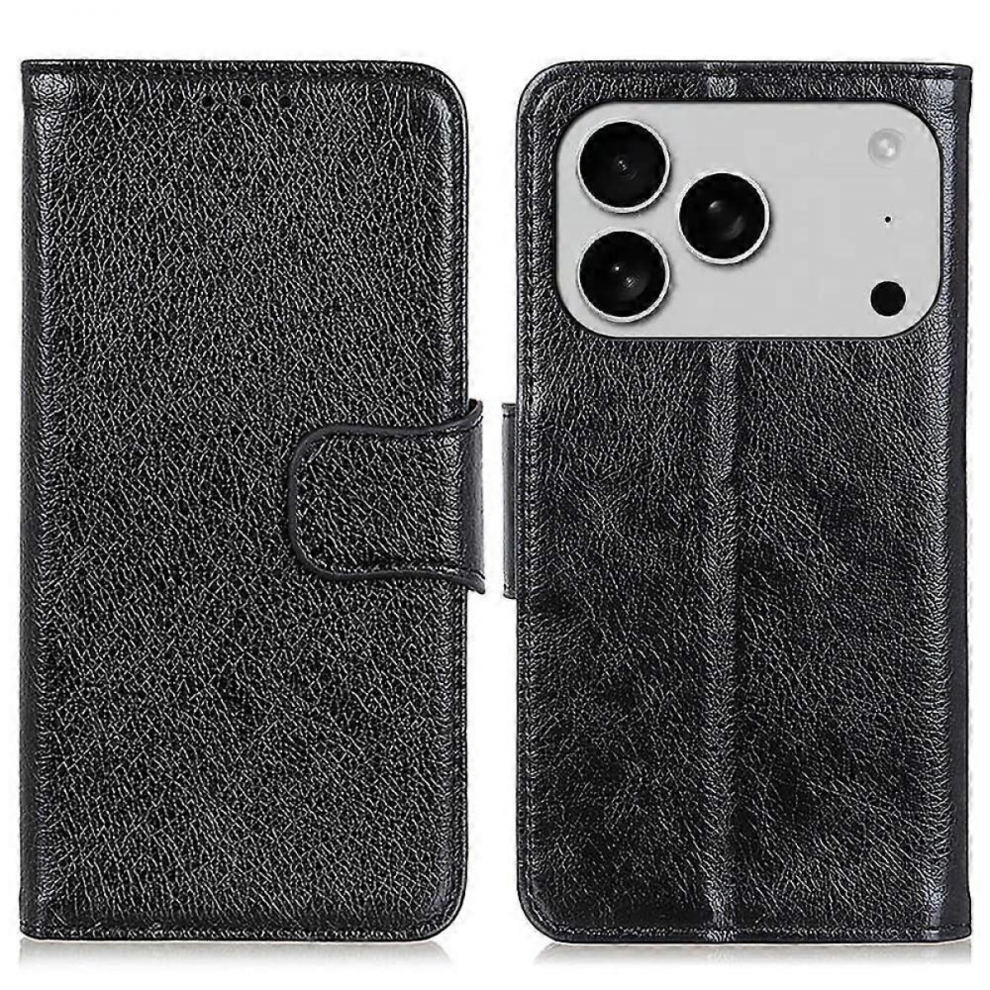 Nappa Texture Leather CaseBlackFor iPhone 17 Pro Max-image-OPC-PKSYYM8-NEW