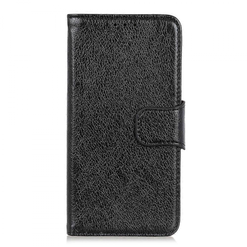 Nappa Texture Leather CaseBlackFor iPhone 16 Plus 1