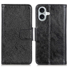 Nappa Texture Leather CaseBlackFor iPhone 17