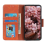 Nappa Texture Leather CaseOrangeFor iPhone 15 4