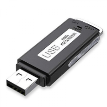 USB Flash Drive Voice Recorder Rechargeable Digital Voice Audio Recorder for PC Meeting Interview ReBlack16G