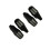4Pcs Universal Car Deer Whistle Auto Safety Alert Device Black 3