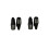 4Pcs Universal Car Deer Whistle Auto Safety Alert Device Black 9