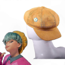 KPop Inspired Baker Cap for Boys and Teenagers - Yellow Cosplay Hat