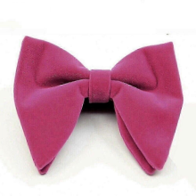 Velvet Mens Oversized Bow Tie Solid Adjustable Necktie High Quality Big Bow Tie Wedding Partyrose red