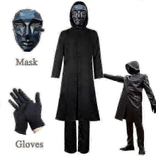 Squid Game Adult Style Boss Costume + Mask + Gloves - FKBXLFull set