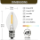 5 Base C7 String Bulbs Christmas Village Light Accessory Cord With 5 Led Light Bulb 2