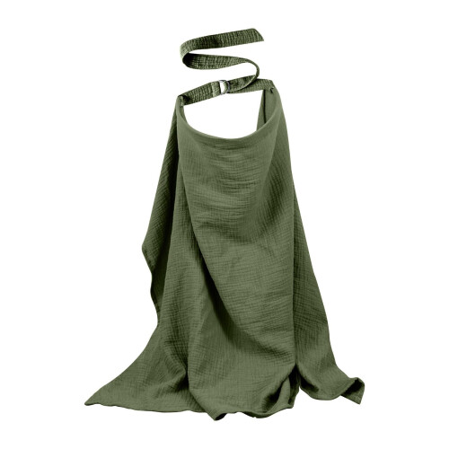 Nursing Cover Muslin Cotton Soft Breathable Adjustable Strap Privacy Screen One Size E Standard