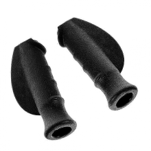 2 PCS Universal Rollator Hand Grip, Anti-Slip Rolling Walker Hand Grips Replacement Parts for Rollator and WheelchairBlack