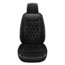 12V Heated Car Seat Cushion 2 Levels of Temperature Adjustable Seat Mat Overheat Protection Rhombus 202512v Black
