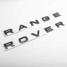3D ABS Logo Sticker for Range Rover Hood Badge Sport Evoque L322 L406 25-26Glossy Black RR