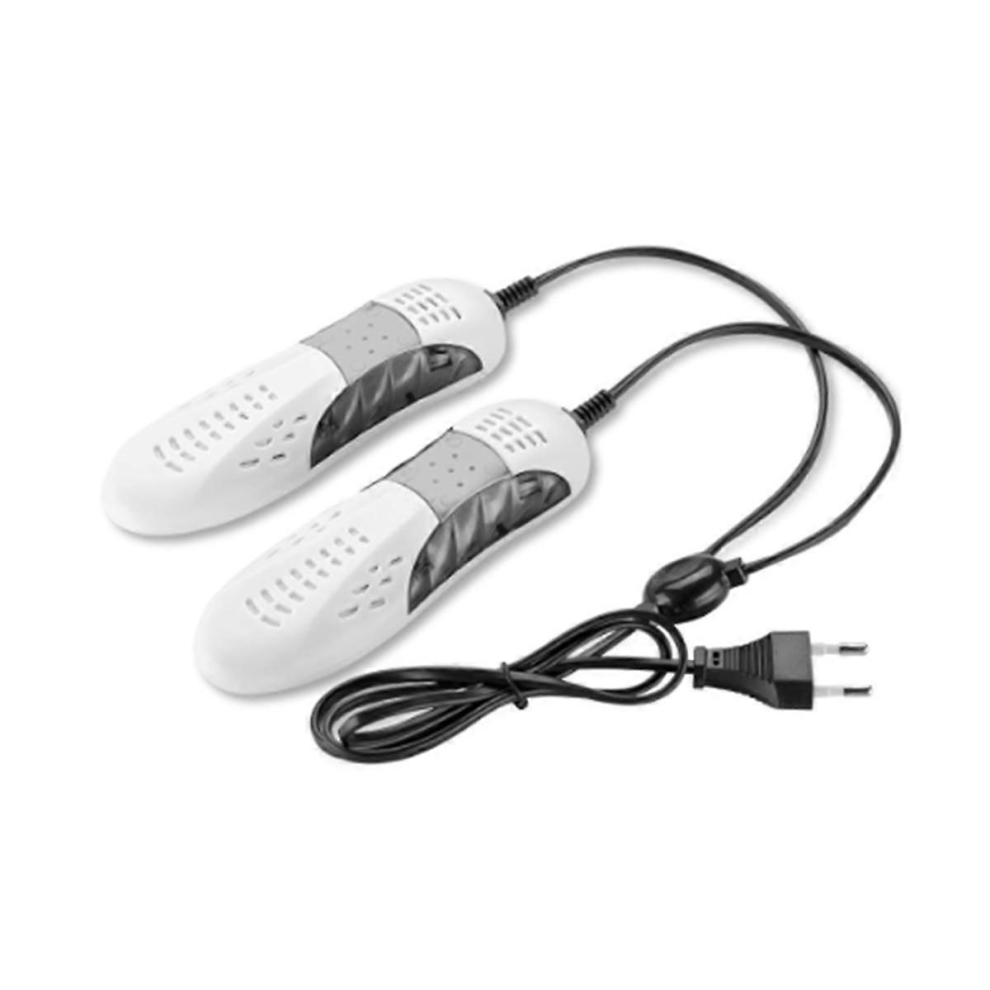 Race Car Shape Shoe Dryer Foot Protector Boot Odor Deodorant Dehumidify Device With Voilet Heater 18W (B) Eu Plugwhite Light 7057162273523
