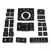 25-26 Car Switch Button Cover Center Console For Land Rover Terrain Mode For Range Rover 20132017 Sport 20142017 Black