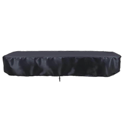 8ft Billiard Pool Table Cover with Drawstring, Durable Waterproof, Black