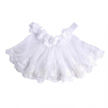(White Yarn) Pet Lace Cape Cat Dog Clothes Lace Collar Dress Up Party Costume Pet ClothIng